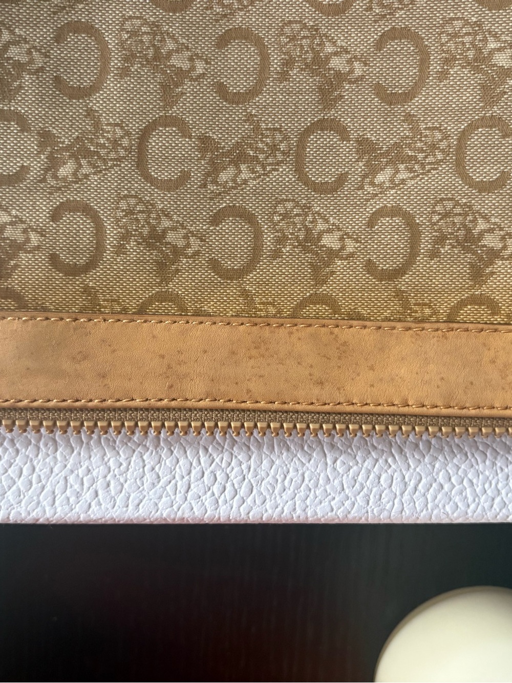 Celine Vintage Monogram Clutch/Cosmetic Pouch - Picture 8 of 13